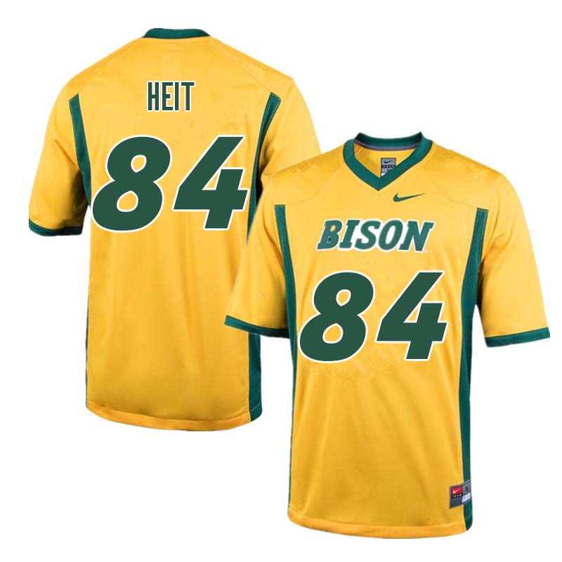 Men #84 Trevor Heit North Dakota State Bison College Football Jerseys Sale-Yellow